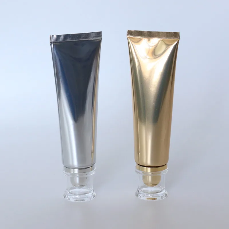 30g 50g 100g 120g White Plastic Squeeze Tube 50ml 100ml Hand Cream Packaging Soft Tubes With Flip Cap