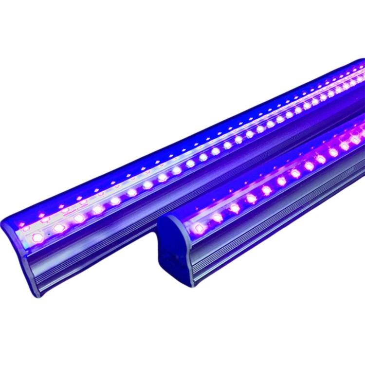 4ft 18W 365nm 395nm UV integrated T8 LED tube light with power line