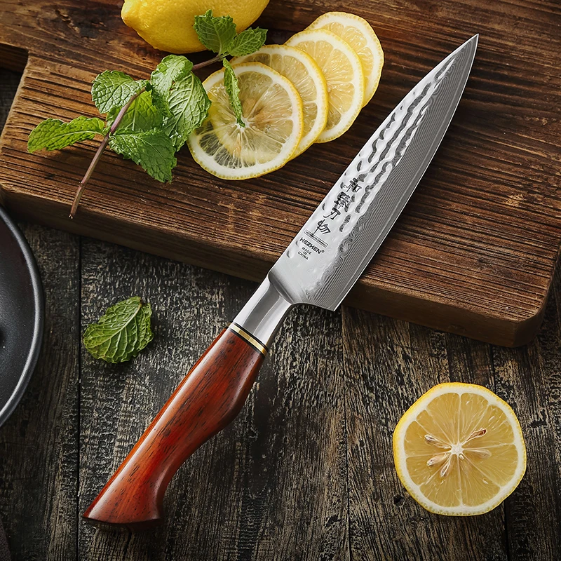 3PCS 73 layers damascus powder steel kitchen knife set professional damascus knife