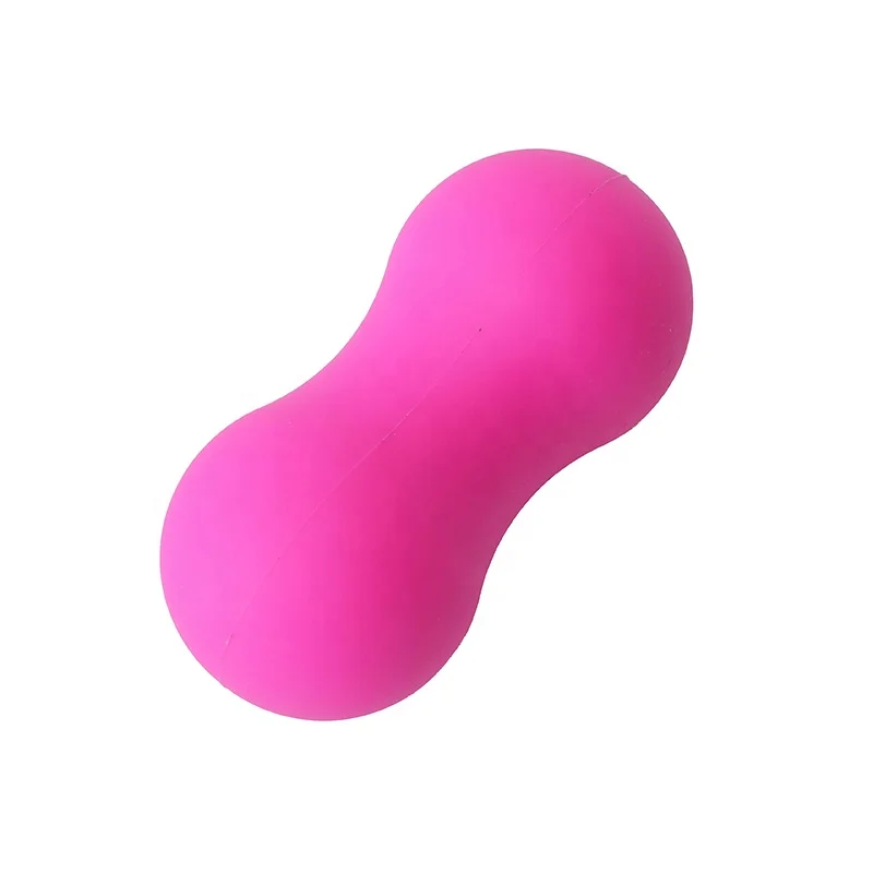 Top Custom logo nature rubber foam yoga therapy massage ball Fitness silicone lacrosse ball