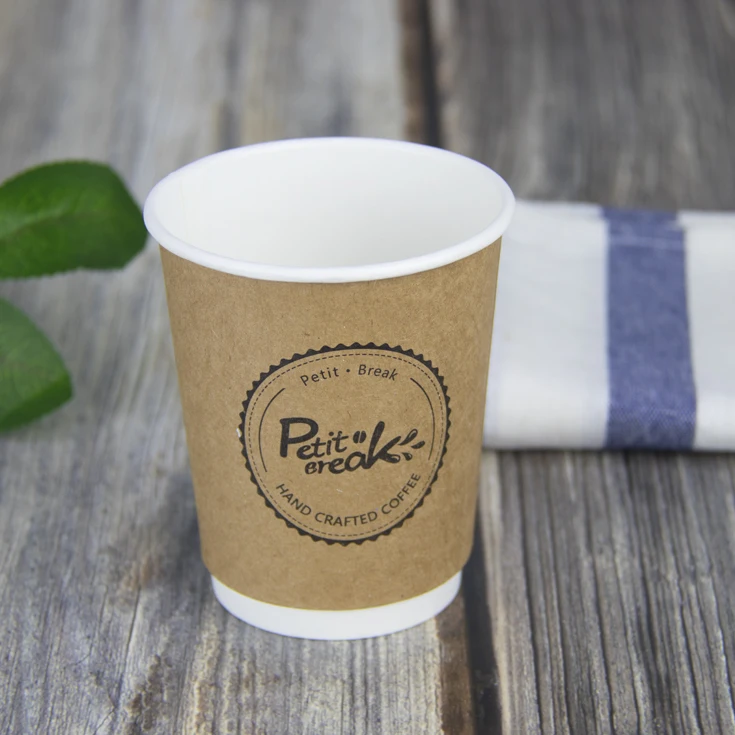 
Factory price 10oz paper cup type popular disposable double wall cups cheap eco friendly products wholesale 