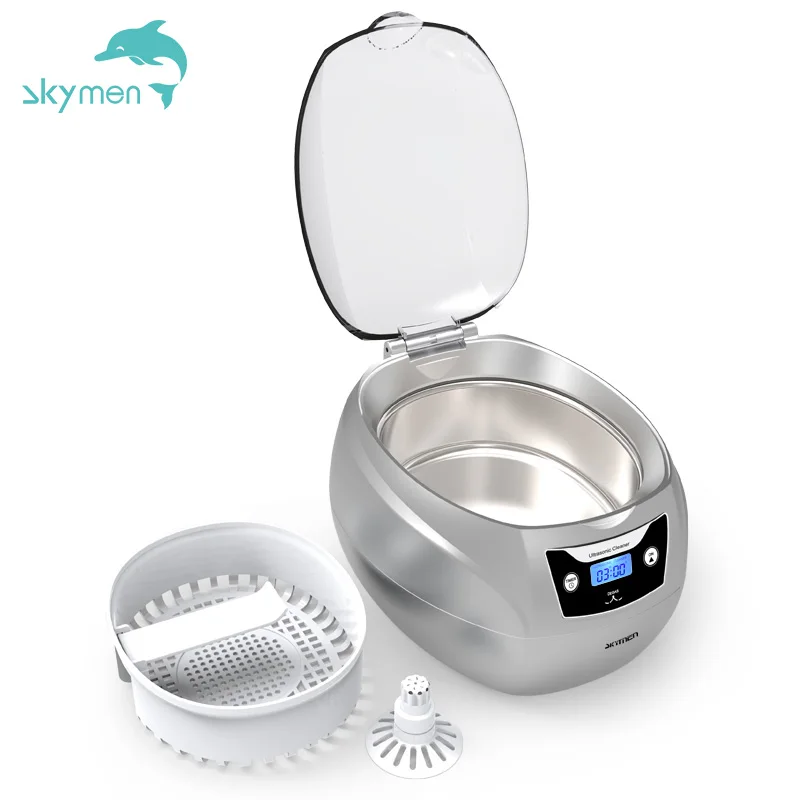Skymen JP-900S Jewelry, Coins, Metal Small Parts 35W Ultrasonic Cleaner 750Ml for Vinyl CD