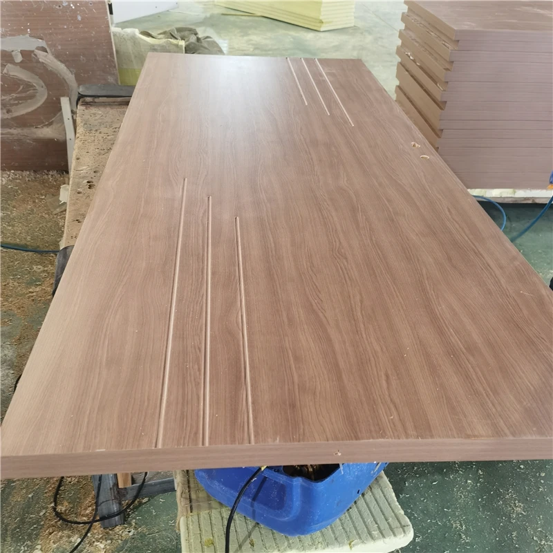 customized pvc foil film  laminated wooden doors for house  wpc interior room doors