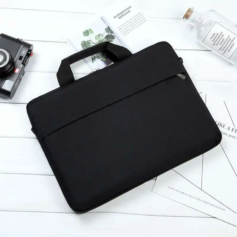 Korean Fashion Candy Color Polyester Business Laptop Bag Briefcase Breathable Shockproof Laptop Hand Bag