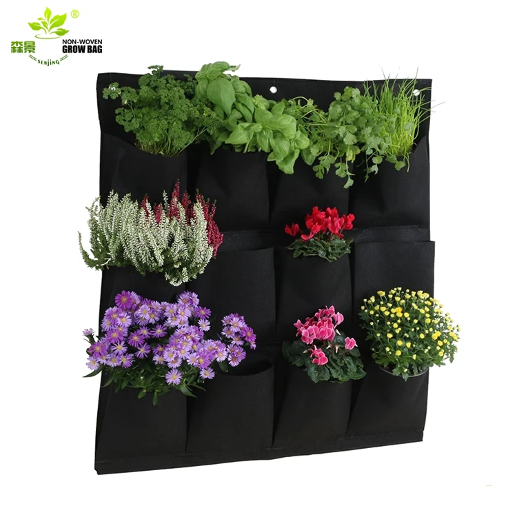 
Good Price Stackable Planter Strawberry Grow Bags Hanging Vertical Garden 