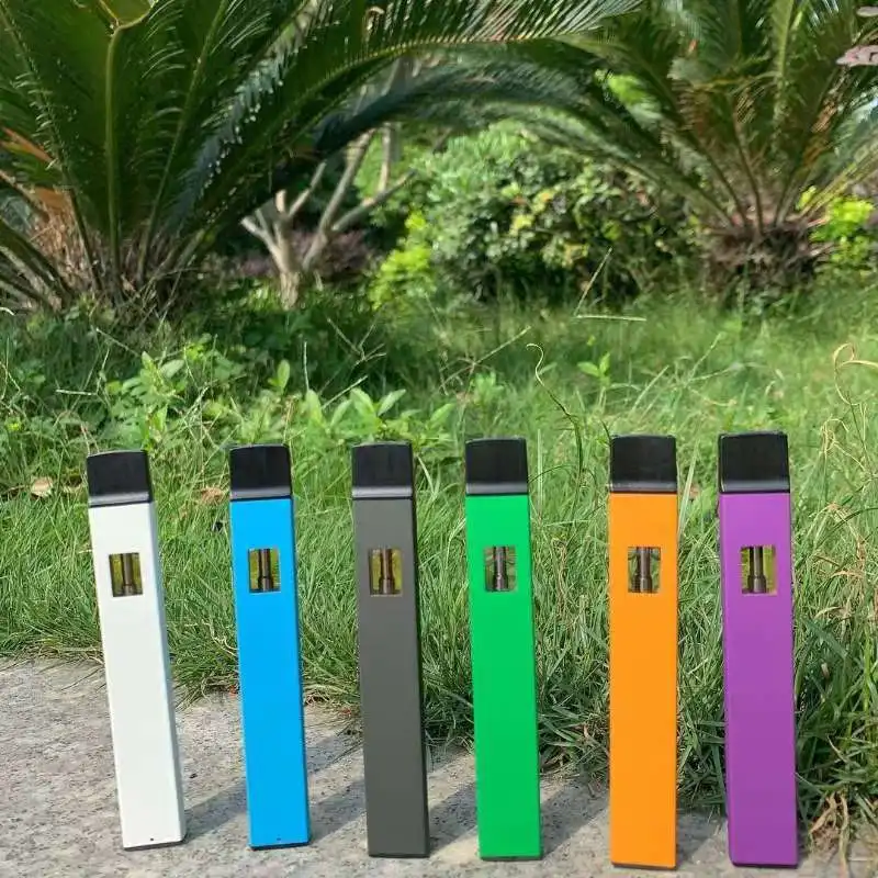 
New Empty 1.0ml Vape Pen Kit Ceramic Coil Pod Custom Logo Cbd Oil Disposable Vape Pen Pod 