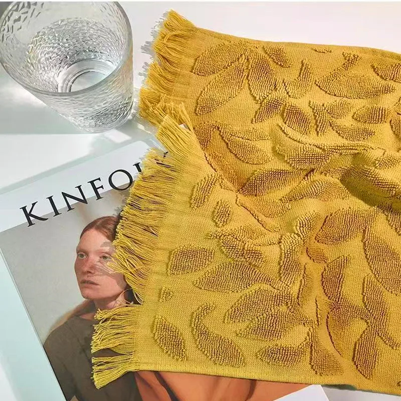 Custom wholesale 100% organic cotton terry jacquard luxury thick bath beach towels with embossed logo