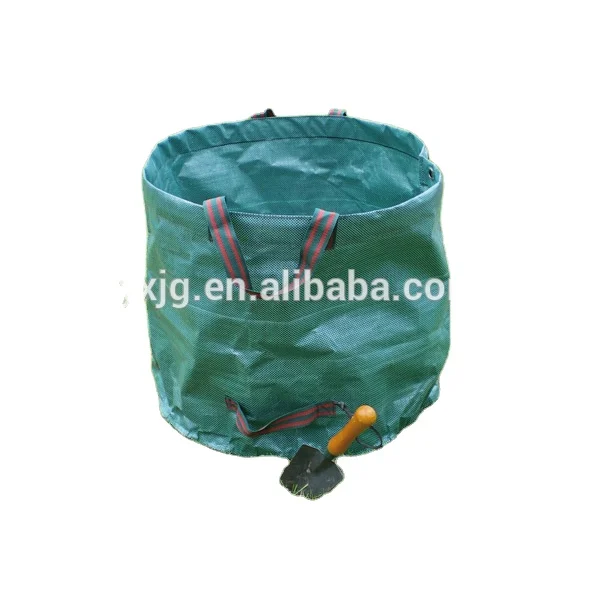 PP Plastic Loop Storage Bucket  Lawn Garden Bags Reusable Yard Waste Bag from BSCI factory