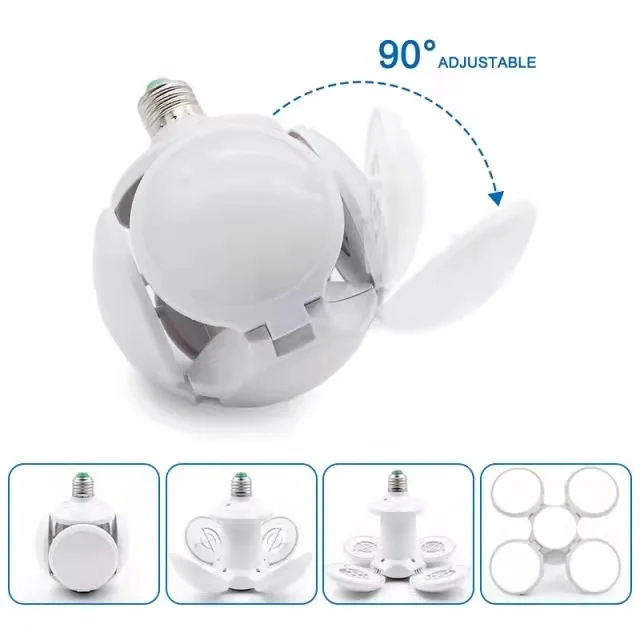 110V 220V Lampara bombillos Led 40W LED Football Bulb UFO Deformable Lamp FOCO Led Folding Foldable Light For Indoor Lighting