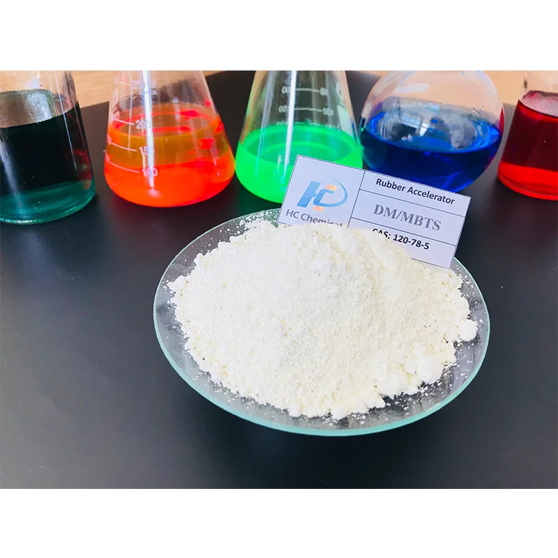 Factory Price Latex Rubber Accelerator DM MBTS C14H8N2S4 CAS 120-78-5