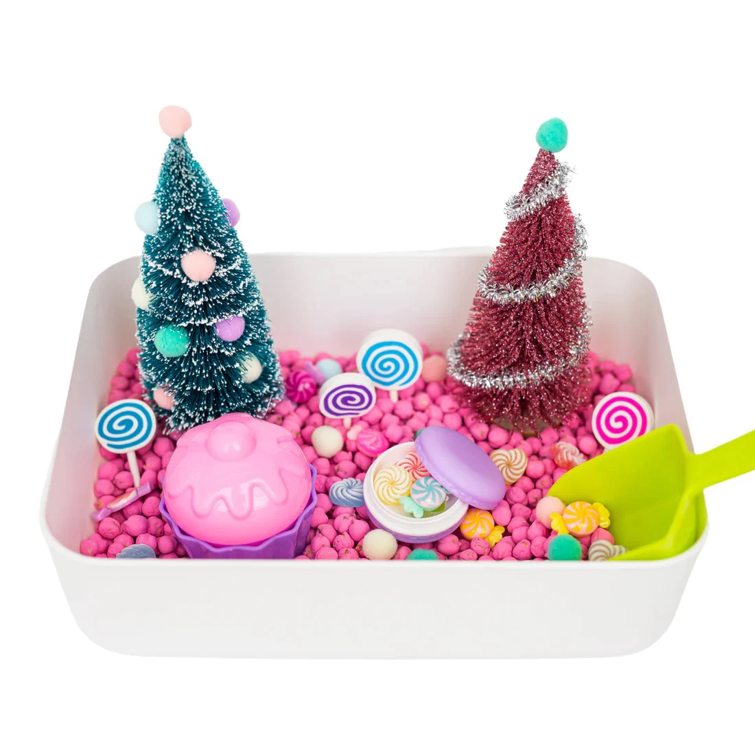 Perfect Kraft Pretend Play Air Dry Clay Land of Sweets Mini Sensory Bin DIY Educational Modeling Clay Toy for Kids