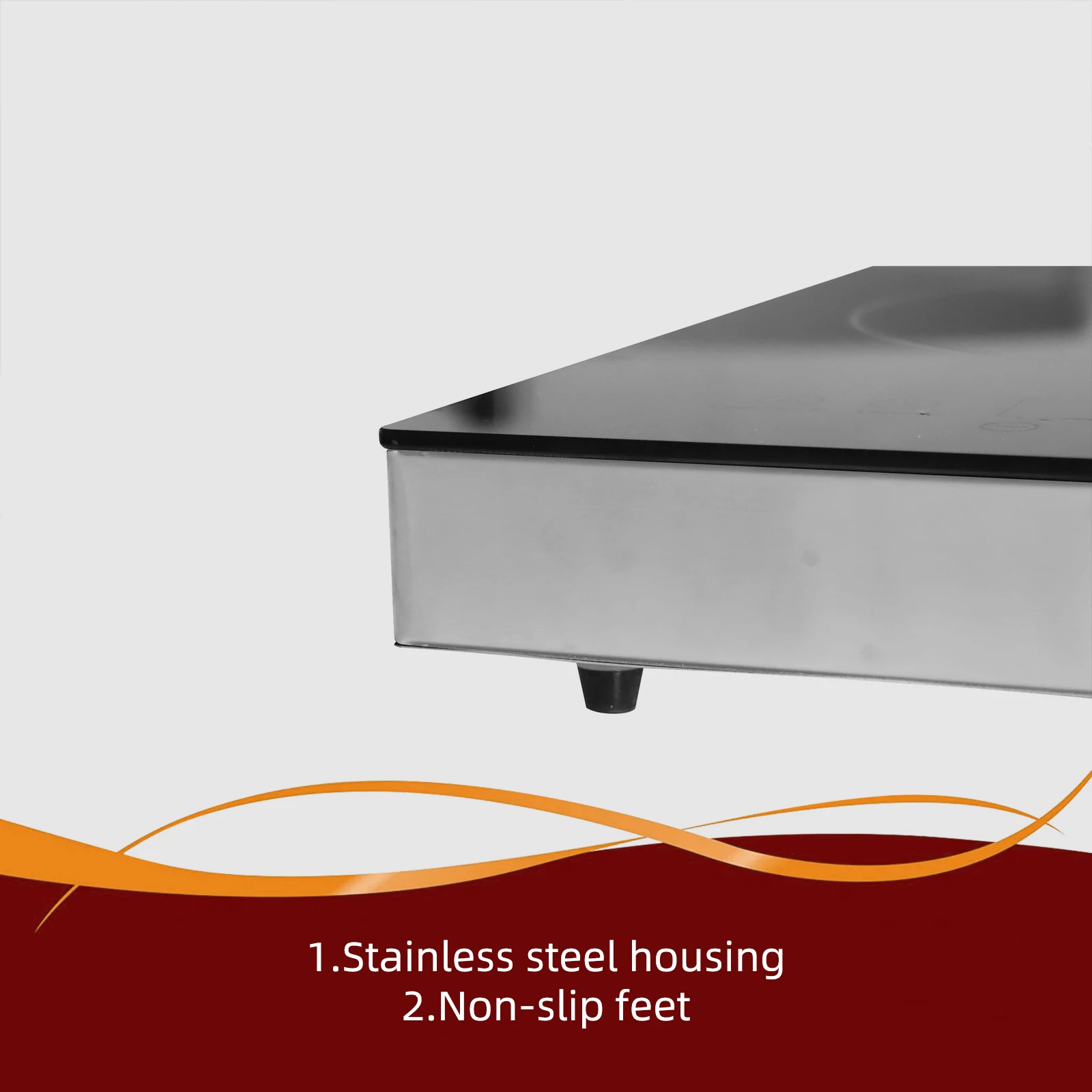 Customized portable electric glass single infrared ceramic cooker stove 2000W burner glass hob cooker cooktop for home