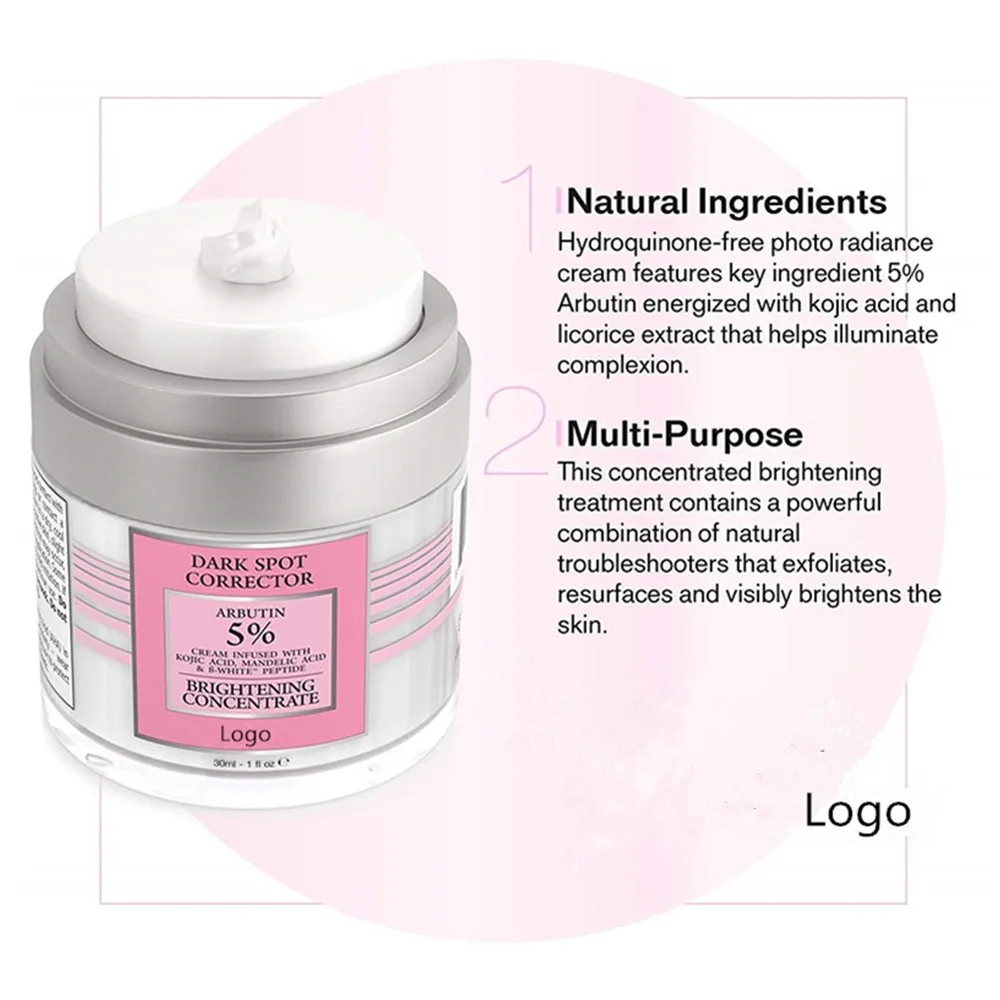 Private Label Organic Natural Intimate Whitening Cream Skin Lightening Bleaching Underarm Dark Intimate Skin Whitening Cream