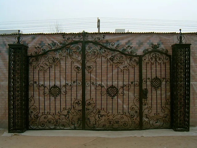 wrought iron gate
