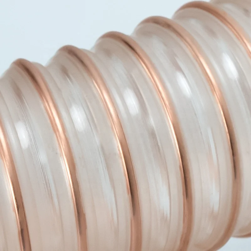 PU flexibility hose Steel Wire pipe suction  Dust Industry plastic product high hose pressurized