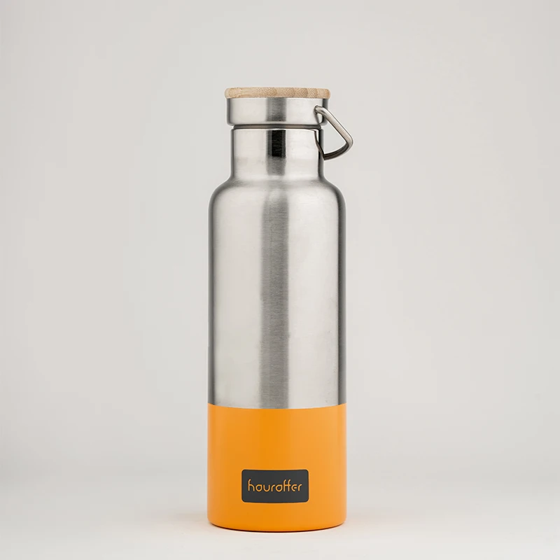 Double Wall High Glass Tea Infuser Water Bottle with Stainless Steel customer logo vacuum flask