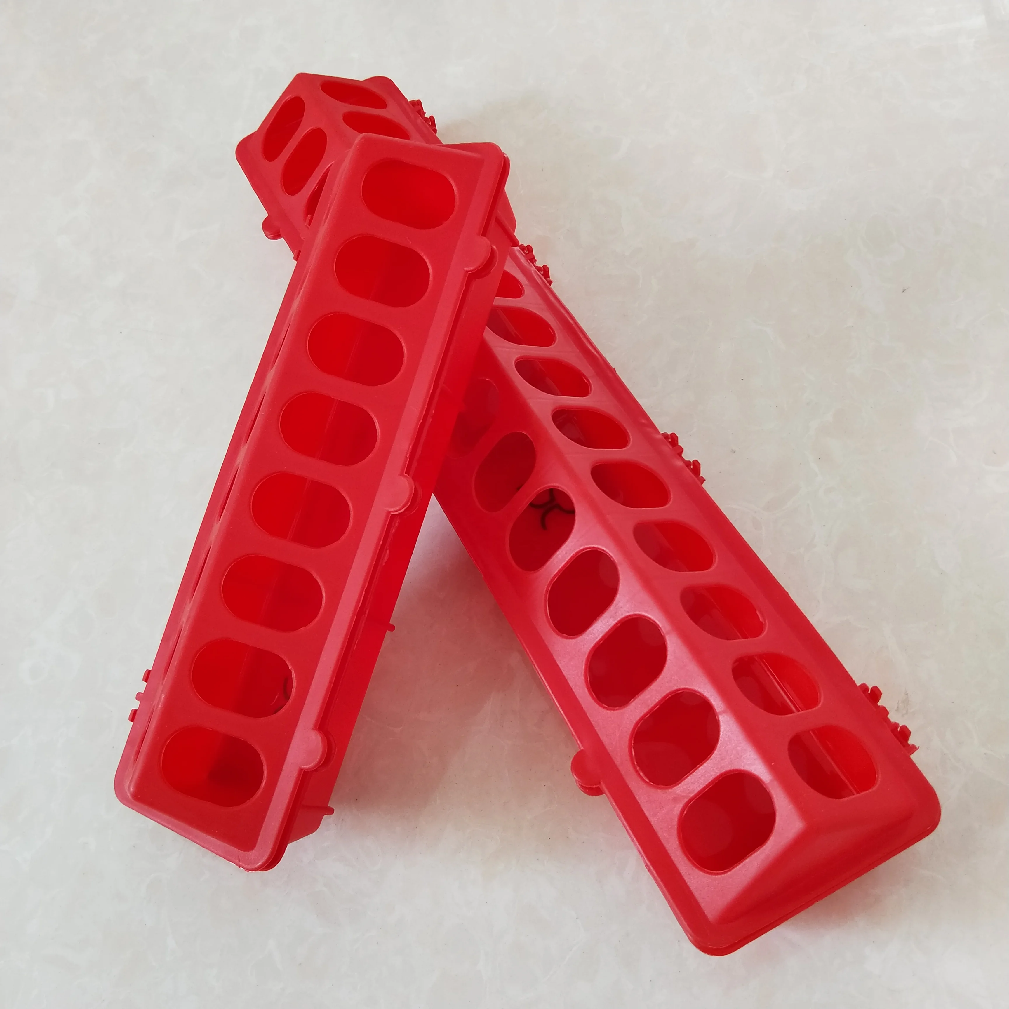 500mmx100mm Plastic Flip Top Poultry Feeder and Drinker for Day Old Chicken Birds Quail Feeder PH-47