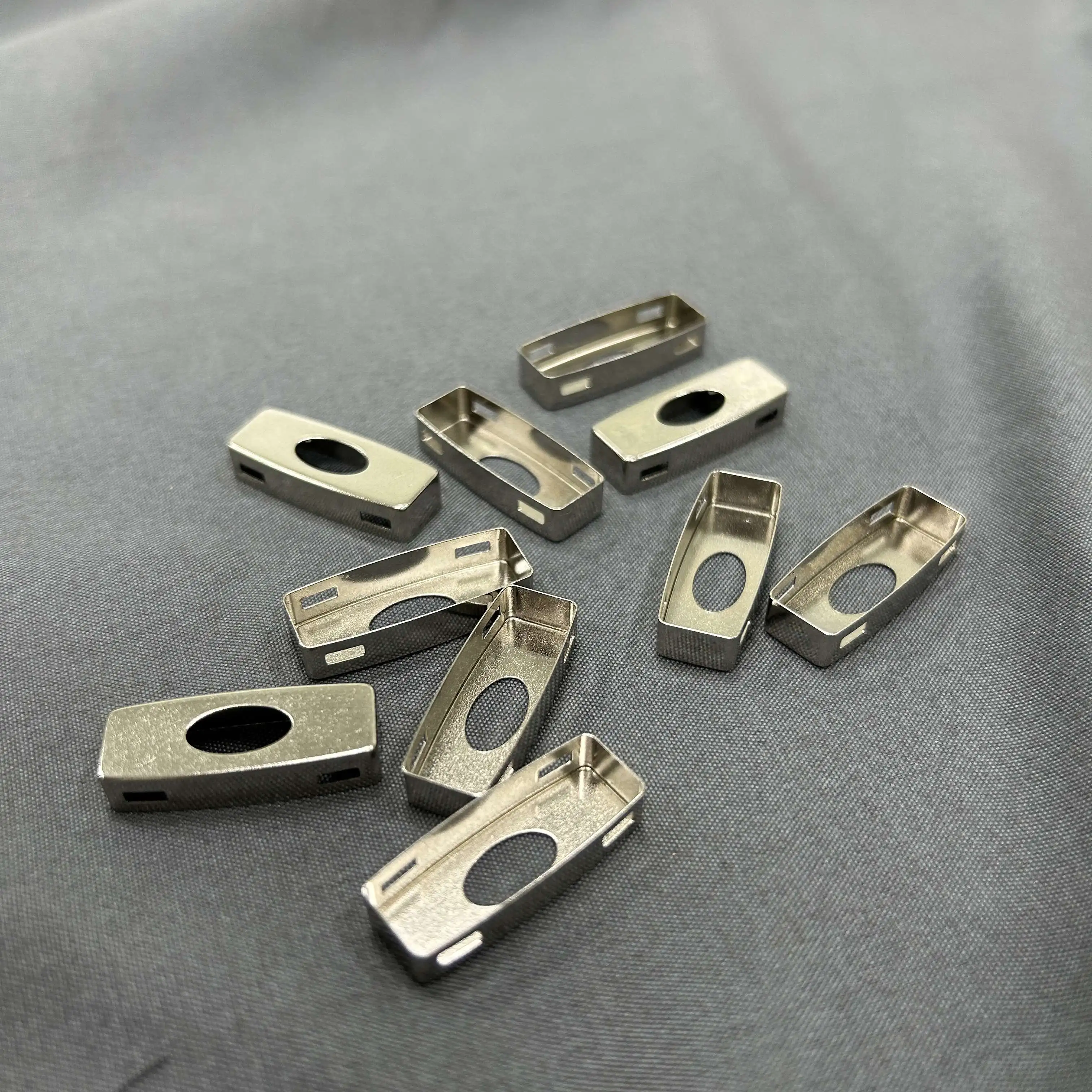 Metal stamped e-cigarette case Electronic parts stainless steel Non-standard machining nebulizer magnetic base stamping