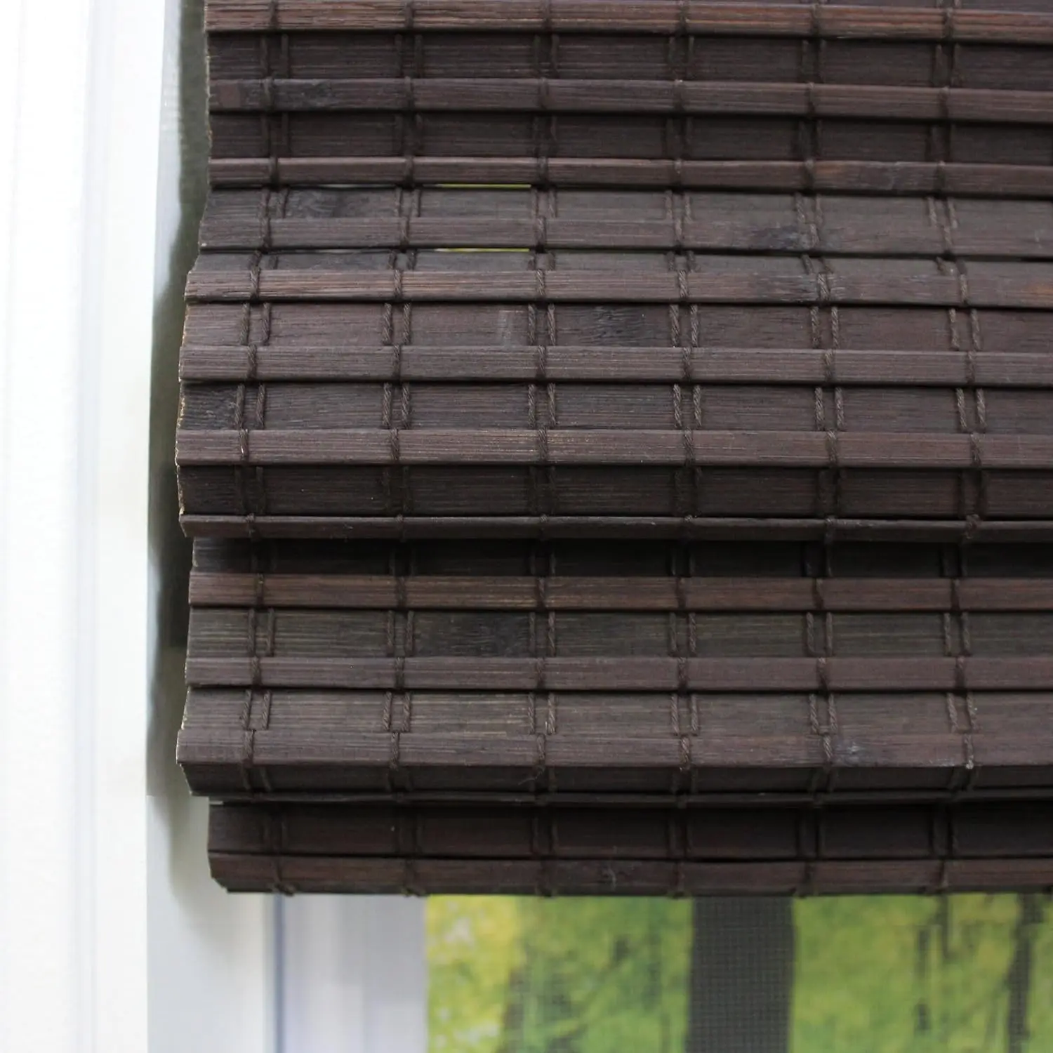 Wholesale Chinese Style Cordless Roll Up Soft Waterproof Bamboo Blinds For Window