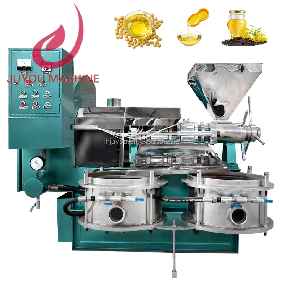 New Oil Processing Machine Sale 100kg per hour peanut oil extraction machine for Maize Coconut Corn Rice Bran