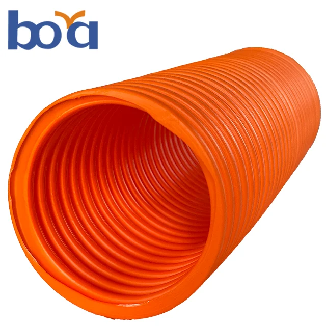 HDPE 2 inch corrugated plastic pipe for agricultural drainage