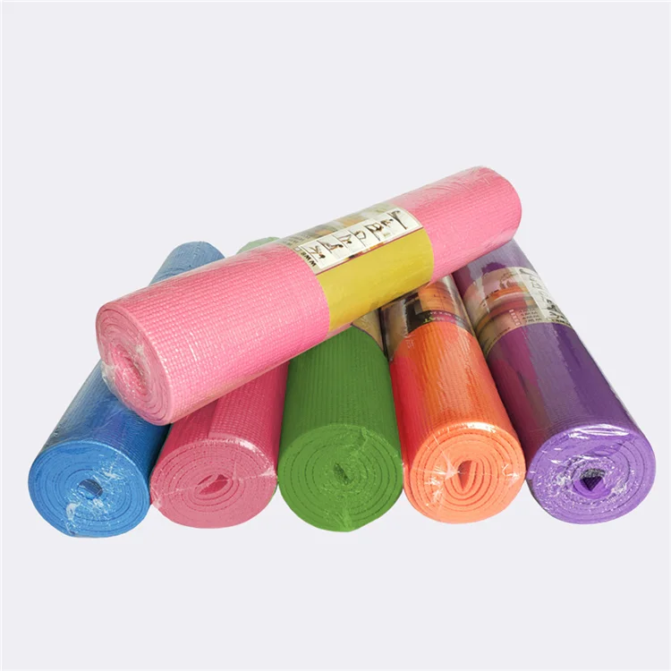 173*61cm classic exercise pilates mat customizable logo pvc yoga mat 4mm 6mm 8mm