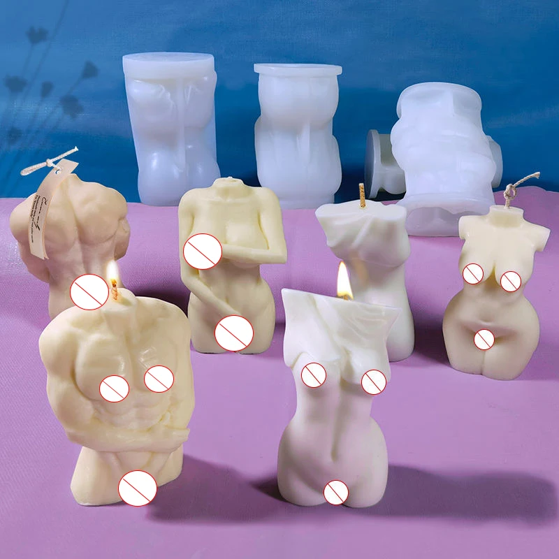 human body silicone mold  for resin craft silicone candle moulds plaster molds epoxy resin mold diy silicone resin