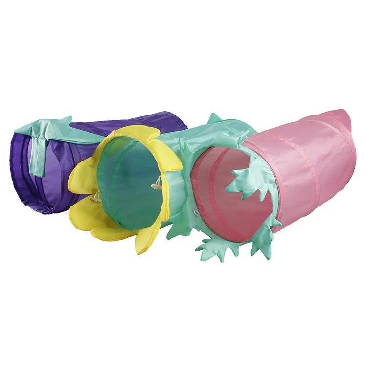 
Bright Color Vegetables Shape Cat Tunnel Toys Easy Storage Tunnel Tube For Cats 
