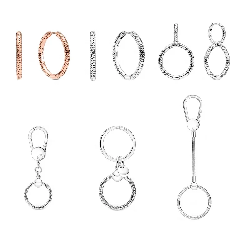 2021 Новый Кулон-клипса с оригинальным логотипом на самом деле 100% Серебро 925 пробы Браслет-Шарм Pandoraer