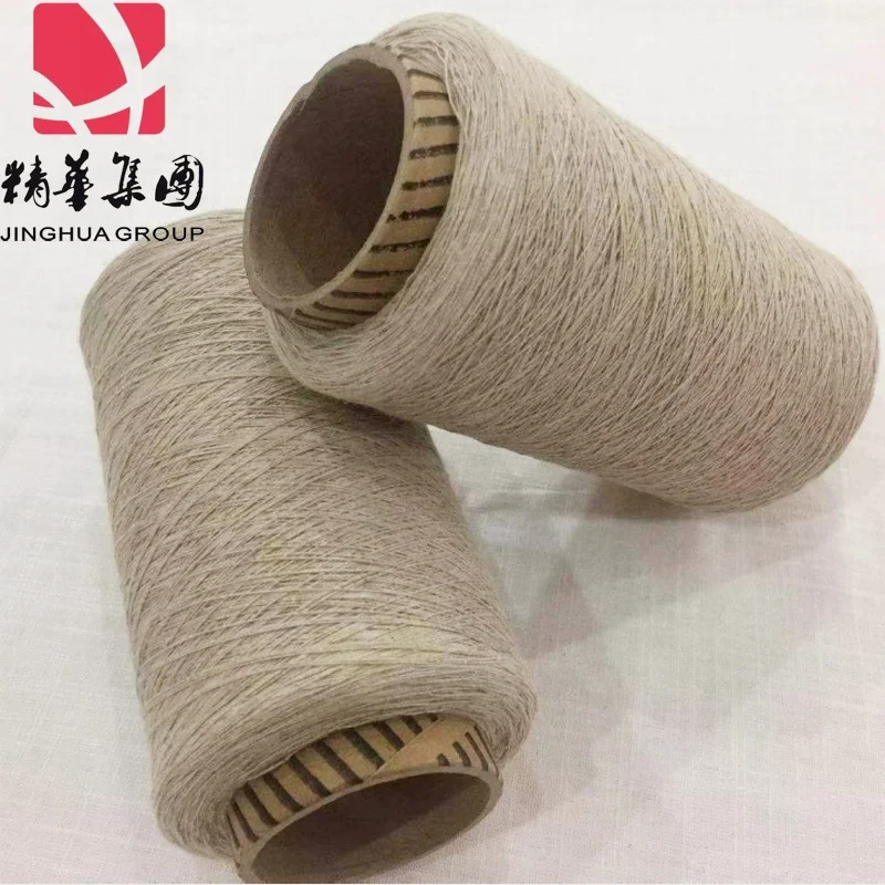 21S/1 NE/1 Linen55/Cotton45 blended yarn,weaving and knitting ,natural color,manufacturer,factory