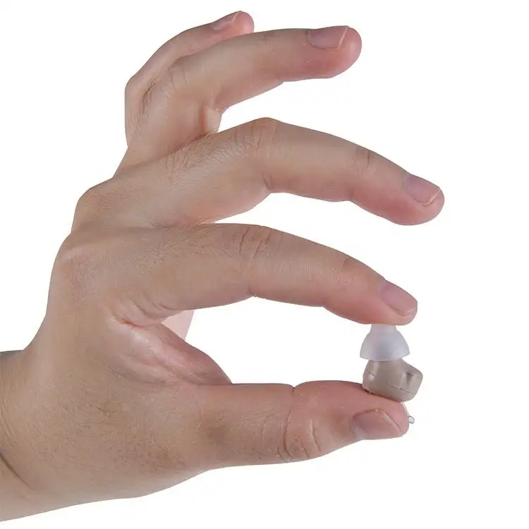 OTC Adults seniors ear device sound hear aids analog amplifier in ear CIC invisible hearing aid