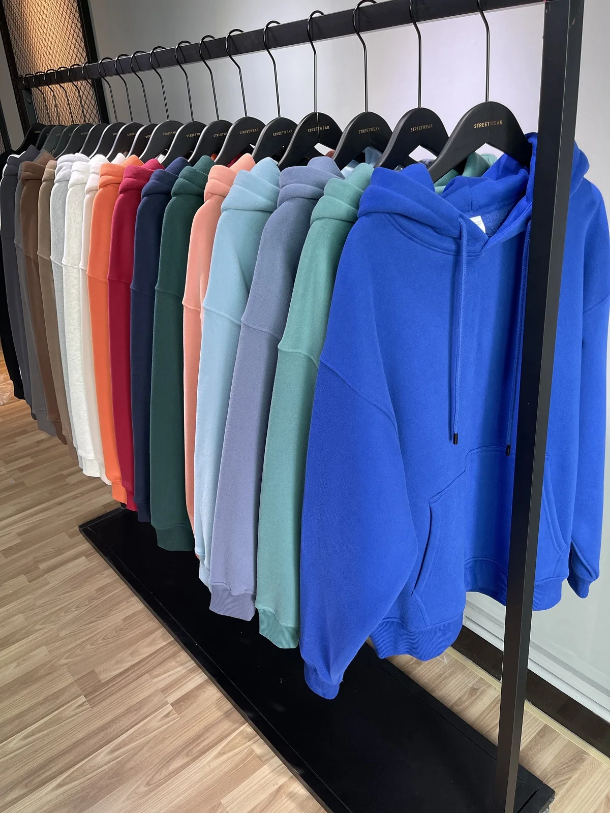 Men/Women High Street Loose Hoodie 18 Colour 360G Fleece Hoodie SweatShirt Solid Pullover