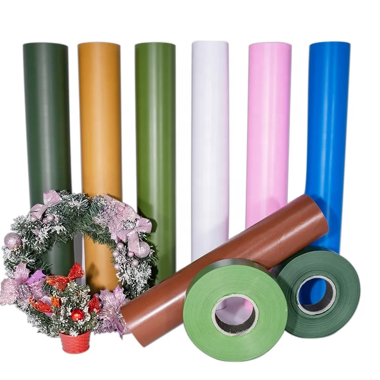 PVC Film Christmas Decoration PVC Artificial Leaf Fence Sheets Deco PVC Film For Grass
