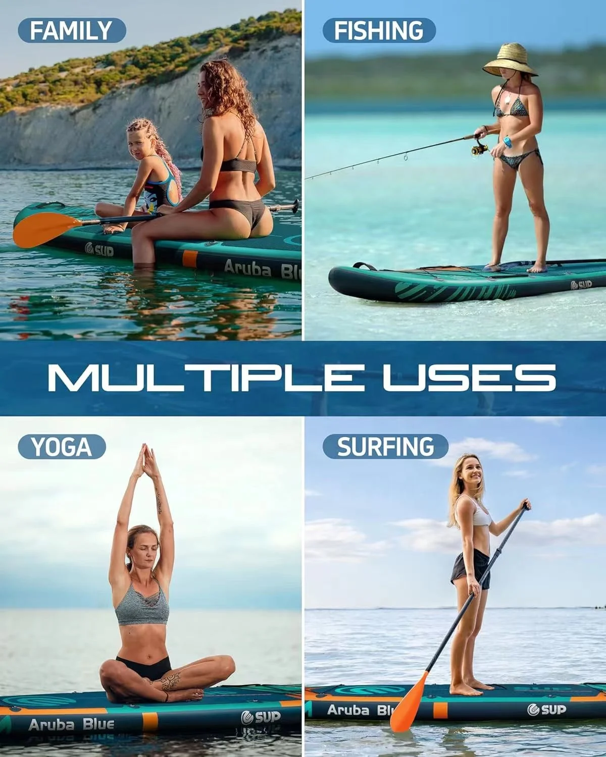 11 ft 6 stand up paddle board inflatable sapboard water sports surfing board with full accessories paddle board for youth