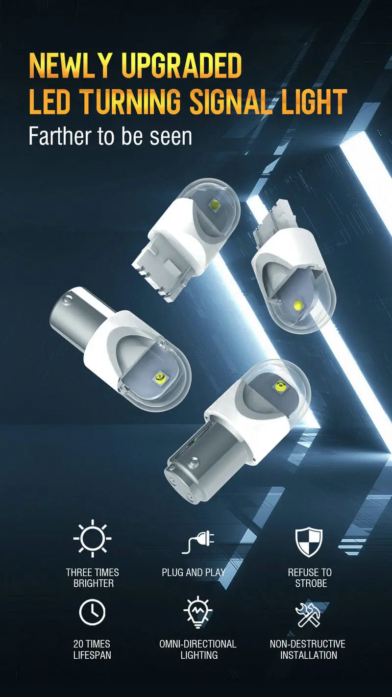 Customization led traffic signal light car accessories signal lights trafic led turn signal lamp for car