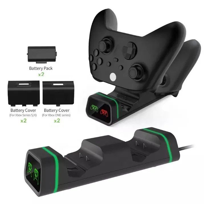TYX-19006X для X BOX One S USB зарядная станция с перезаряжаемая аккумуляторная батарея зарядки Ноута и сотового телефона XBOX Двойная док-станция зарядного устройства