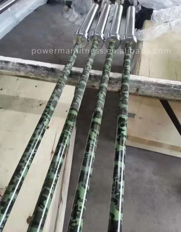 Powerman Fitness Free Weight Gym Equipment Powerlifting Weightlifting Weighted Barbell Bar