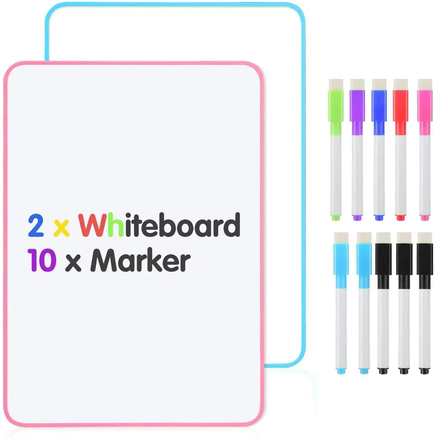 Custom Double Side Dry Erase Lapboard Waterproof Magnetic Mini Dry Erase Children Writing Board