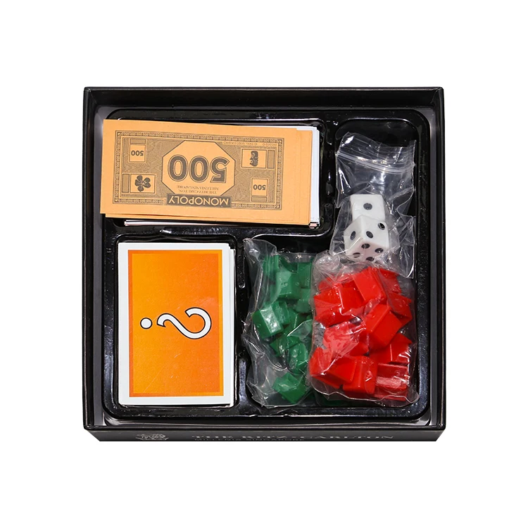 Оптовая продажа семейная монополая настольная игра Классическое Издание