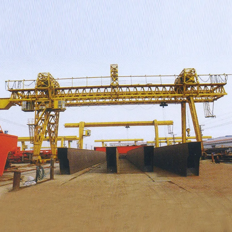 Cabin control Heavy duty electric double girder a type gantry crane