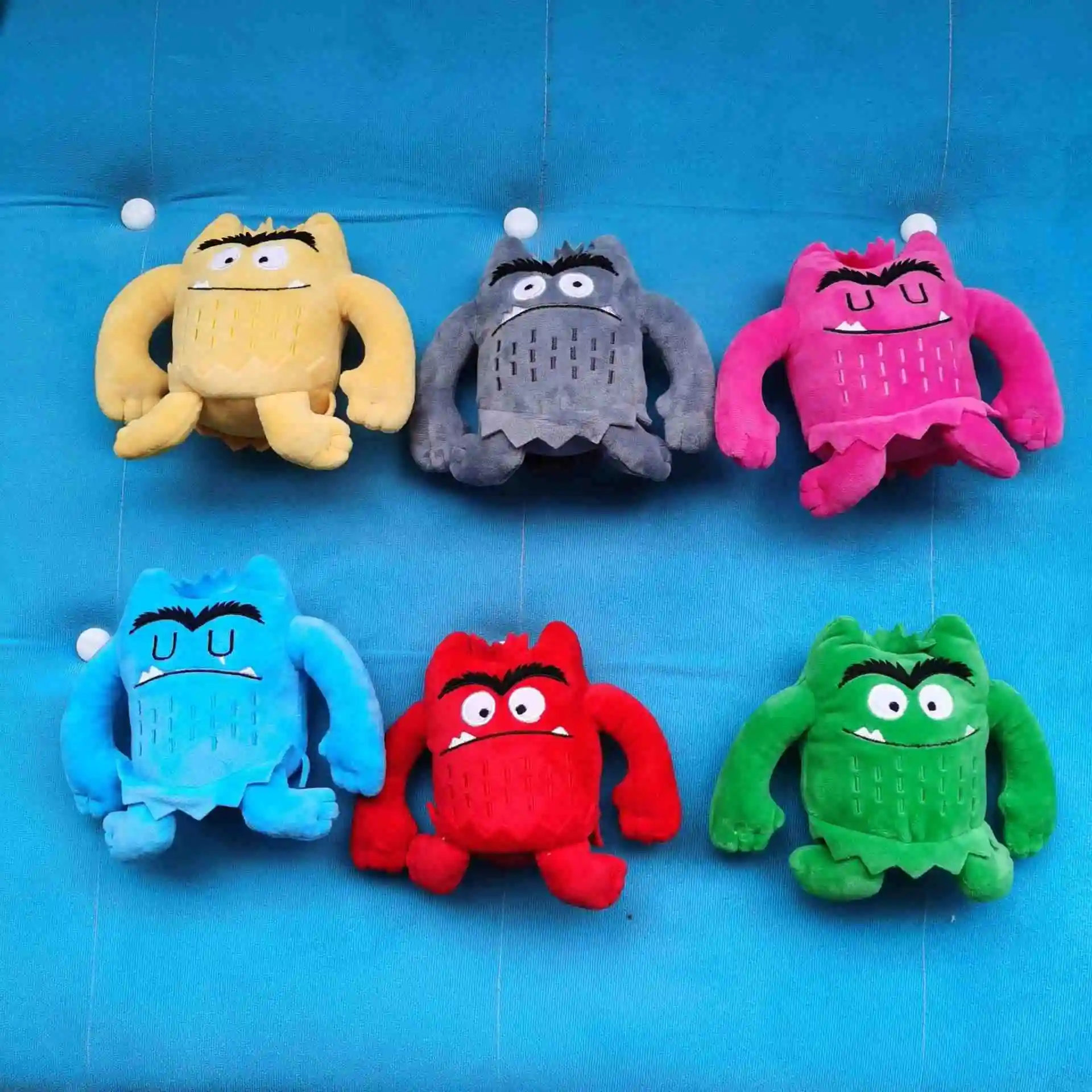 2023 factory price The Color Monster Plush Dolls Cute Emotional Plushies Soft Toys Gift for Child Kids M3582