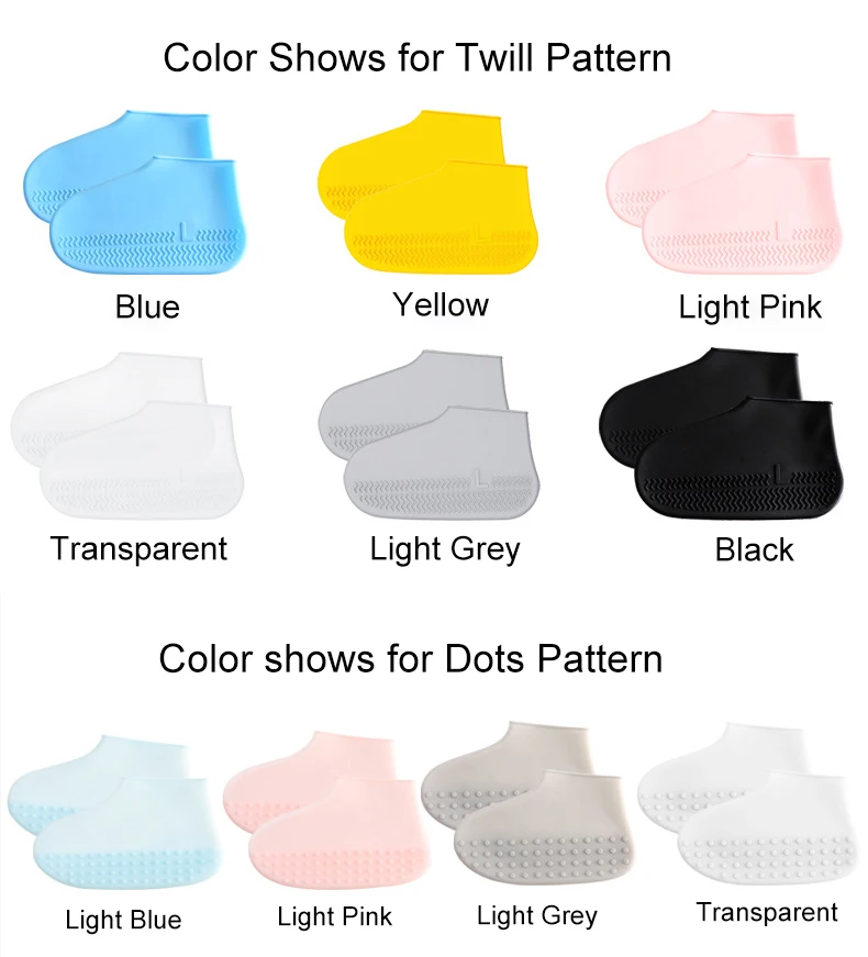 Waterproof Shoe Cover Silicone Material Unisex Silicon Shoe Cover Anti Slip Silicone Shoes Cover Water Proof Waterproof