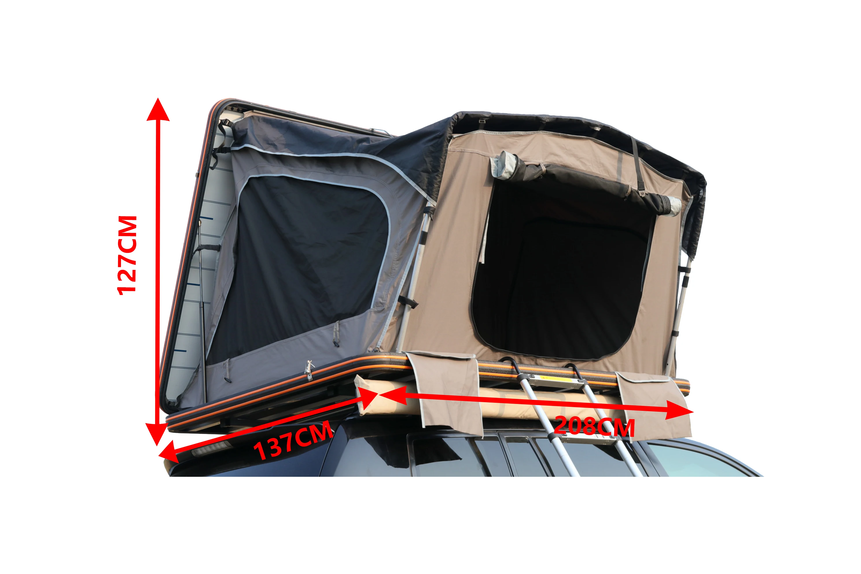 factory direct sale truck car camping roof top tent hard shell