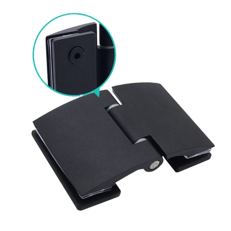 Brand New 304 Stainless Steel 180 Degrees Glass Soft Close Pivot Door Hinges Bathroom Glass Shower Hinge