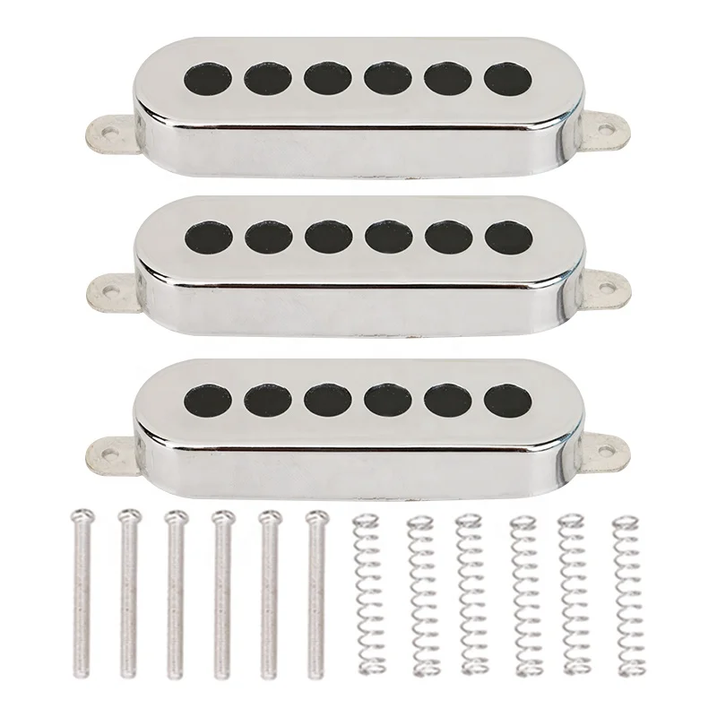 High quality ST electric guitar single coil pickup New Burns Alnico 5 Magnet SSS ST Electric Guitar pickups with chrome cover