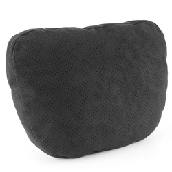 Автомобильный подголовник из замши S-класса, мягкий и удобный автомобильный подголовник, высокая эластичная подушка из хлопка для поддержки талии, подушка для шеи автомобиля