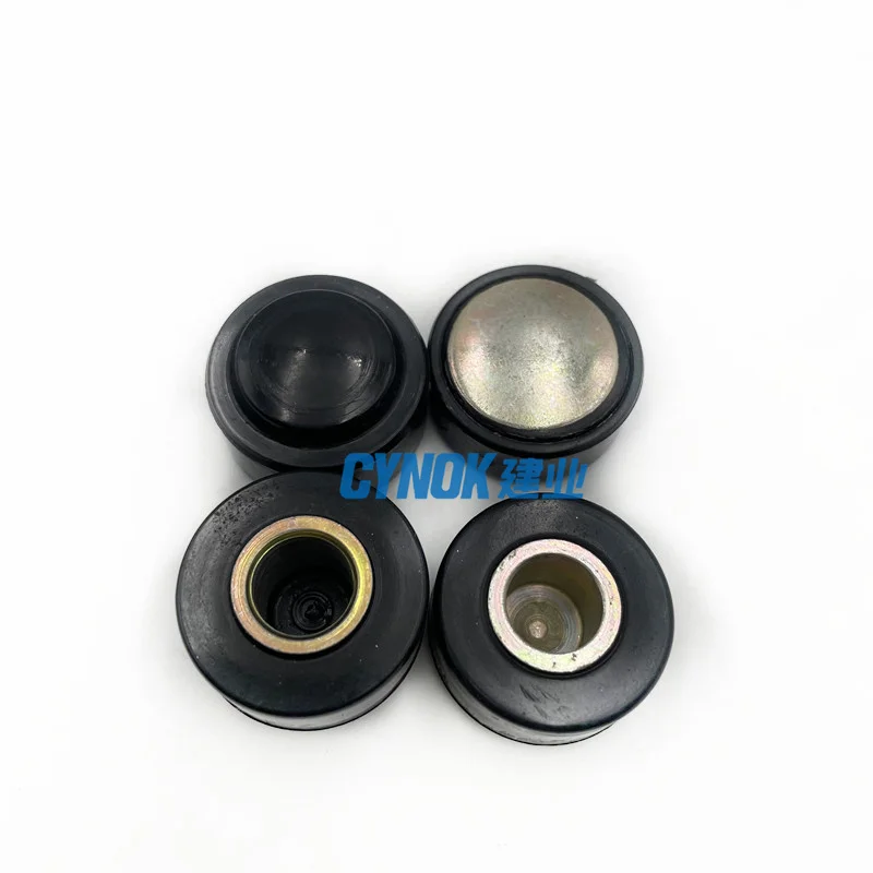 20Y-54-52621 20Y-54-52681 Cabin Roller For PC200-7 PC200-8 Excavator  Black Pulley