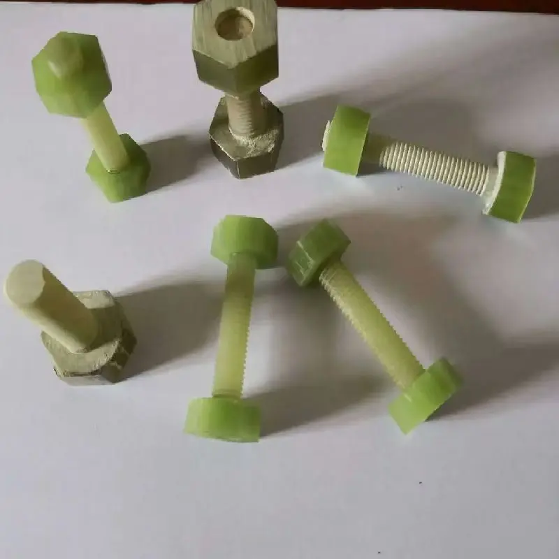 M6 M10 M12 M16 M20 M24 M32 M50 Good Corrosion Resistance epoxy FRP threaded rod FRP bolt and nut