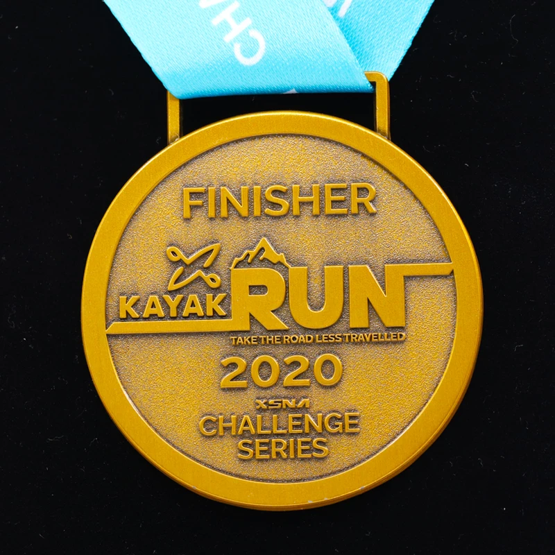 Manufacturer Custom Metal Trophy Cups Awards Blank 5K 10K 21K Marathon Running Finish Sport Marathon Medal