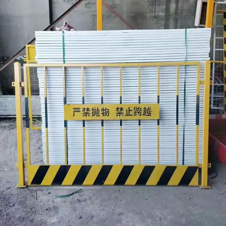 Factory Price Portable Temporary Door Fence Safe Elevator Door Safety Protective Door